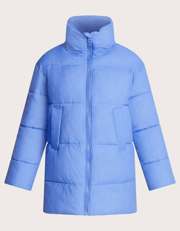 Monsoon Emmy Padded Coat Blue - Image 5