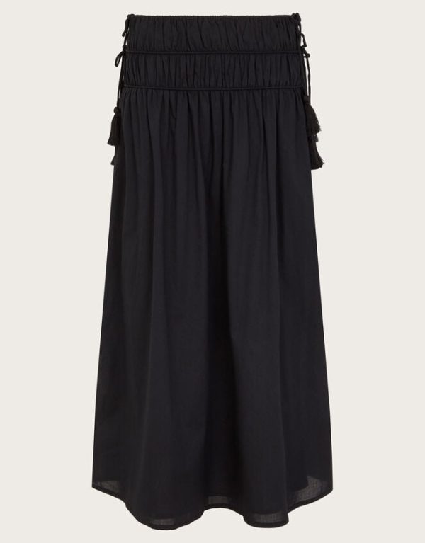 Monsoon Jade Maxi Skirt Black - Image 6