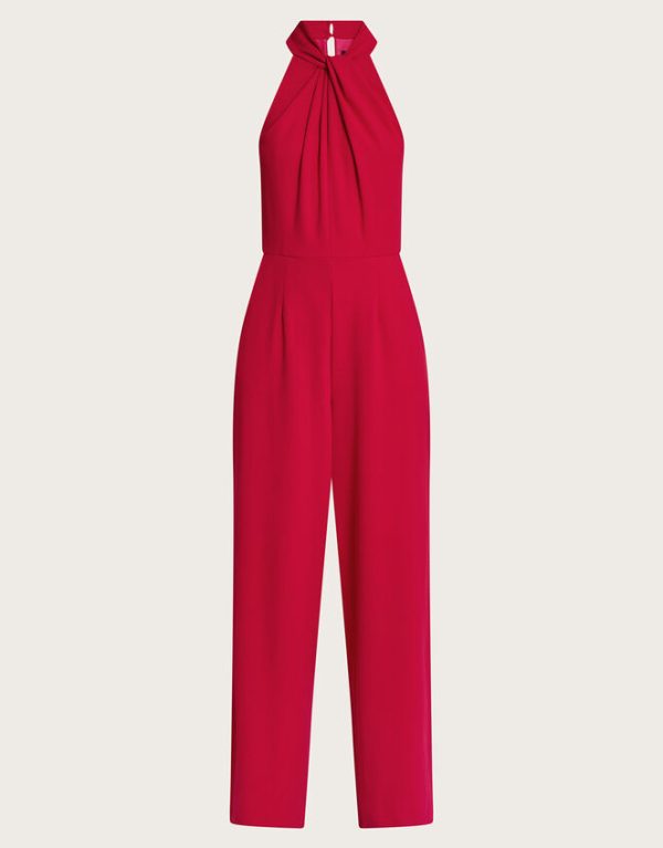 Monsoon Cam Crossover Jumpsuit Red - Image 6