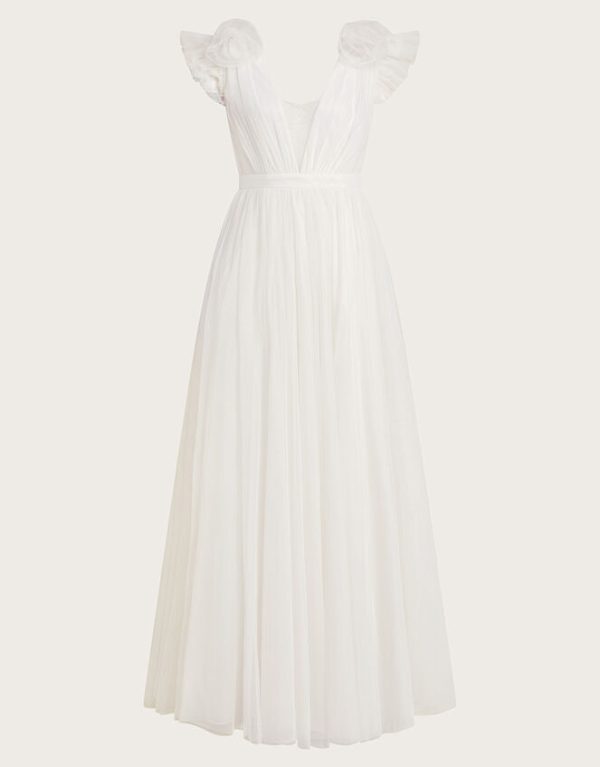 Monsoon Gabriella Tulle Maxi Bridal Dress Ivory - Image 5