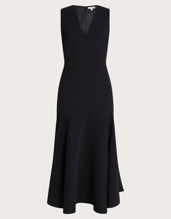 Monsoon Rylee Sleeveless Dress Black - Image 5