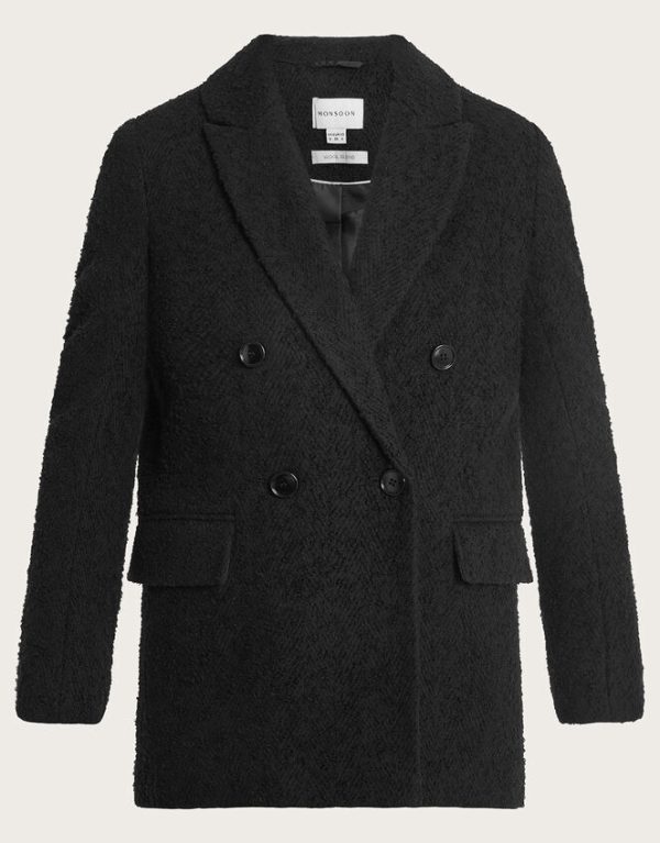 Monsoon Betsy Blazer Coat Black - Image 5