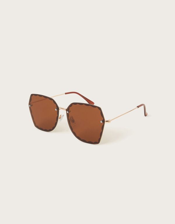 Monsoon Ombre Oversized Sunglasses