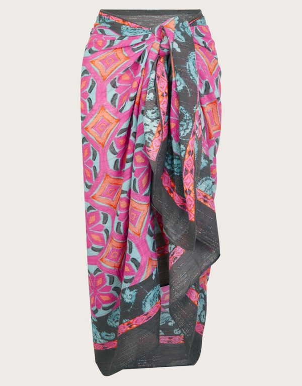 Monsoon Tile Print Sarong