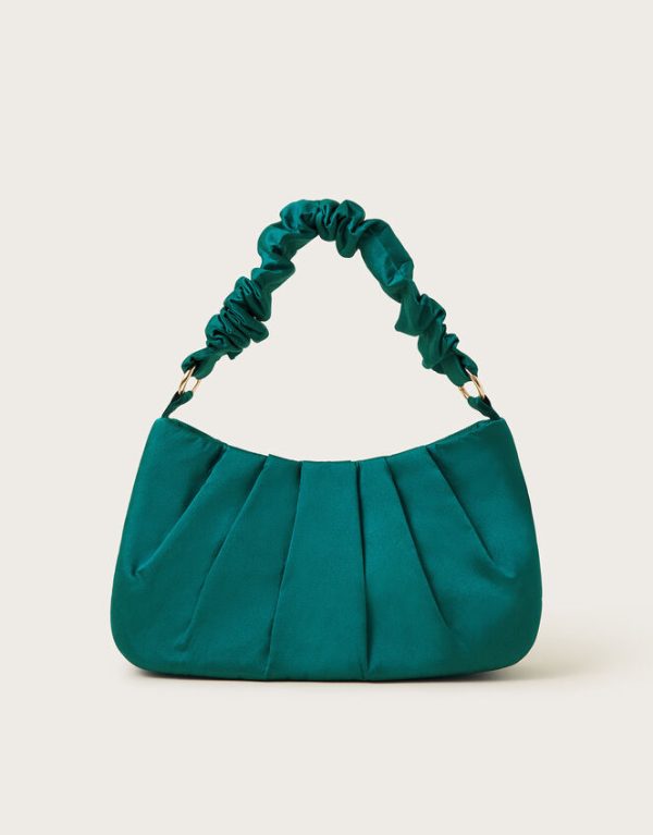 Monsoon Milly Ruched Taffeta Bag