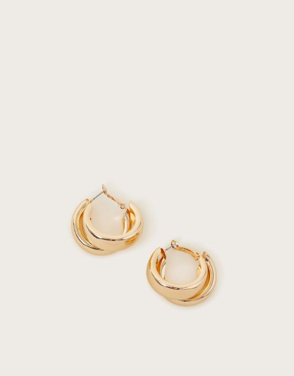 Monsoon Crossover Hoop Earrings