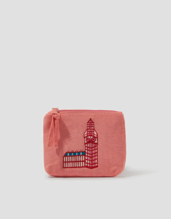 Monsoon Big Ben Embroidered Pouch