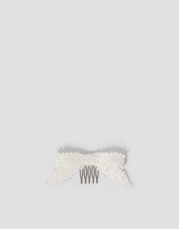 Monsoon Beaded Bow Comb Hair Clip