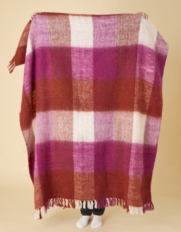 Monsoon Check Blanket Throw