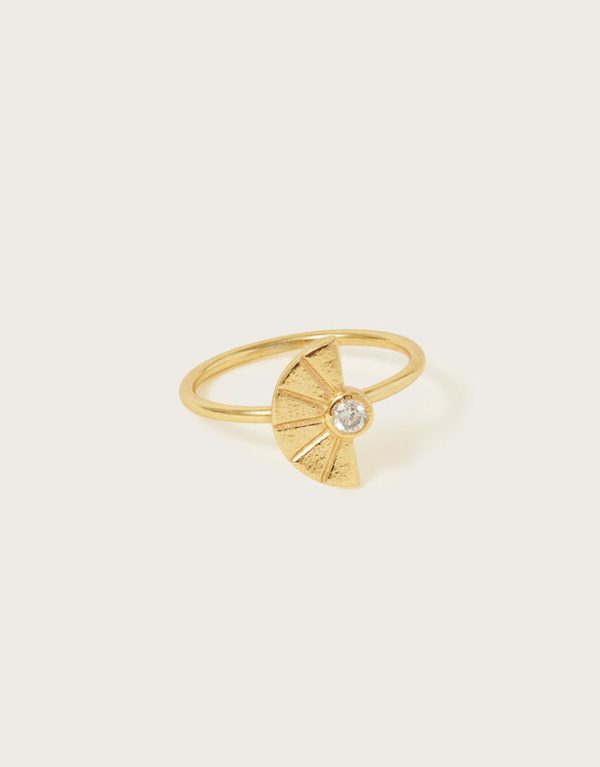 Monsoon Single Fan Ring Gold - Image 2