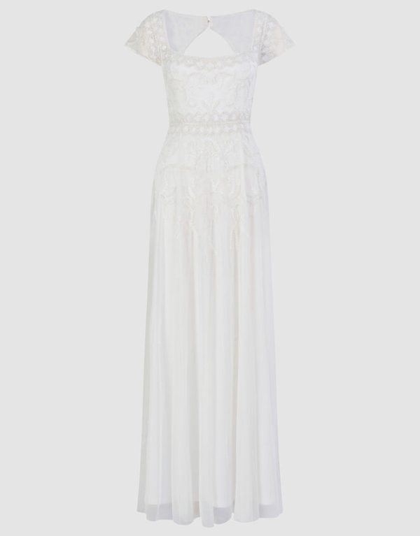 Monsoon Simone Bridal Maxi Dress Ivory - Image 5