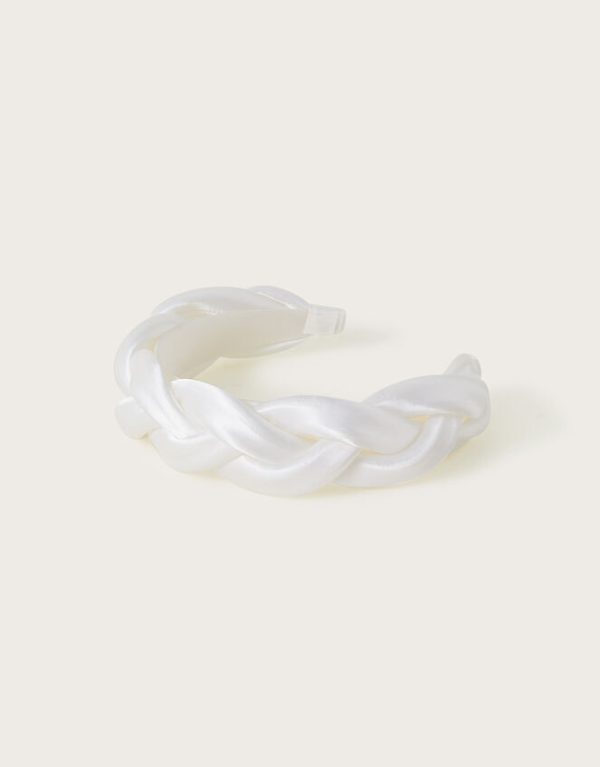 Monsoon Plait Headband Ivory