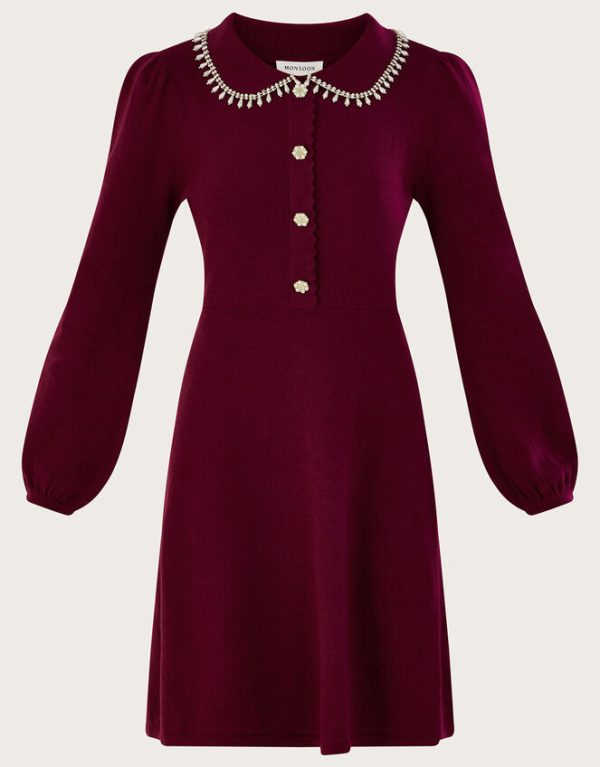 Monsoon Cleo Collar Dress - Image 6