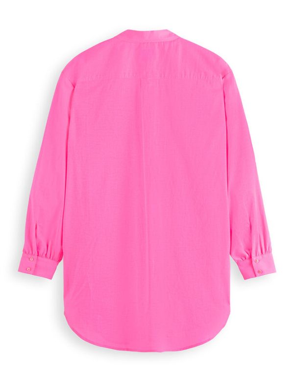 Monsoon Scotch and Soda Oversized Shirt Pink - Image 2