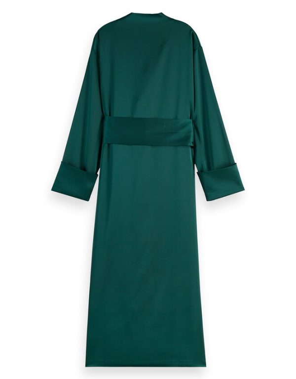 Monsoon Scotch and Soda Kimono Midi Dress Green - Image 6