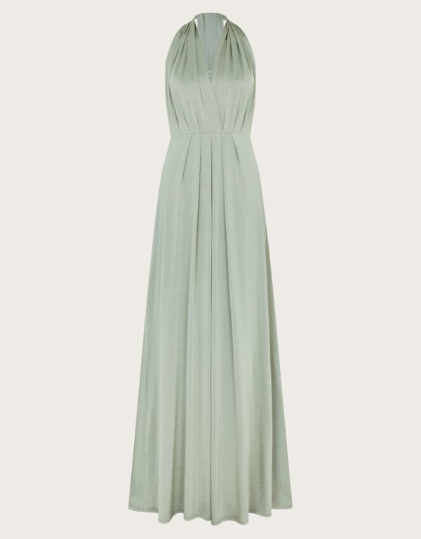 Monsoon Thea Multiway Bridesmaid Dress Green - Image 5