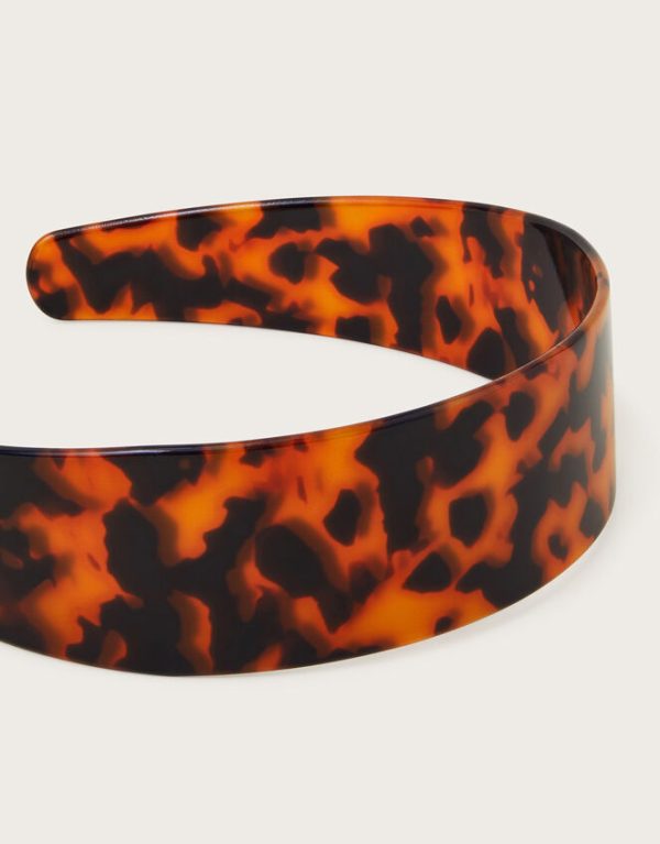 Monsoon Tortoiseshell Resin Headband - Image 2