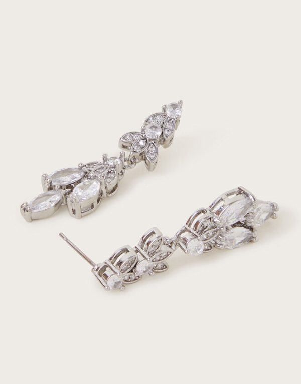 Monsoon Delicate Gemstone Drop Earrings - Image 3