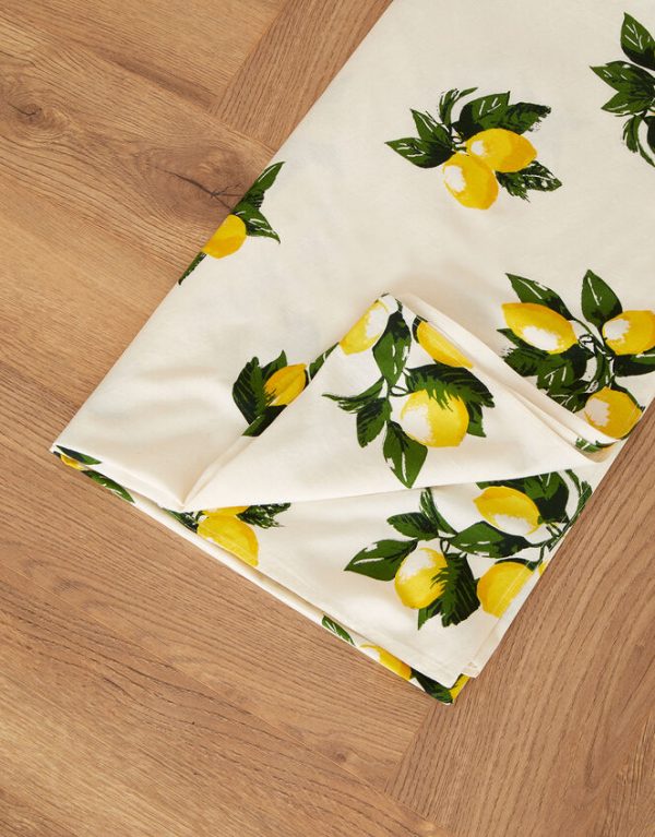 Monsoon Lemon Print Tablecloth - Image 3