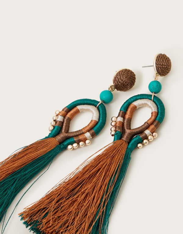 Monsoon Tassel Earrings - Image 3