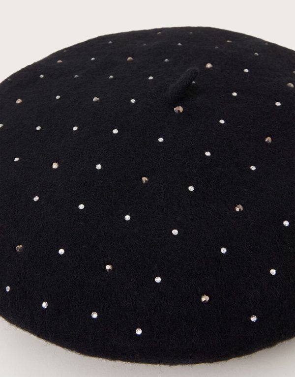 Monsoon Tina Diamante Stud Beret - Image 2