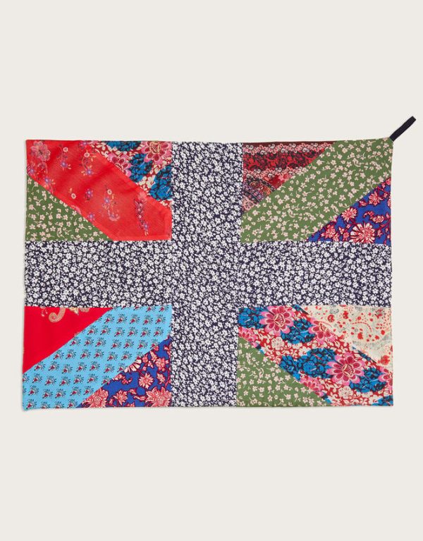 Monsoon Patch Print Tea Towel - Image 2