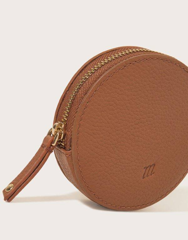 Monsoon Leather Round Coin Purse - Image 3