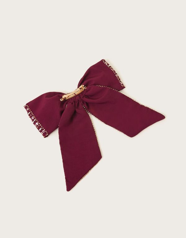 Monsoon Beaded Hair Bow - Image 3