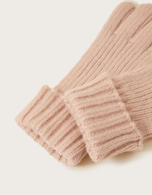 Monsoon Plain Knit Gloves - Image 2