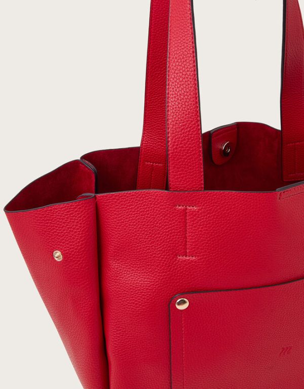 Monsoon Zoe Pocket Tote Bag Red - Image 4