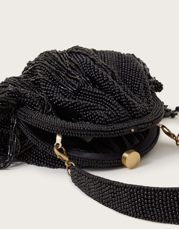 Monsoon Beaded Tassel Occasion Bag - Image 3