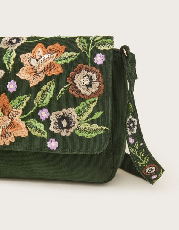 Monsoon Embroidered Cord Cross-Body Bag - Image 4