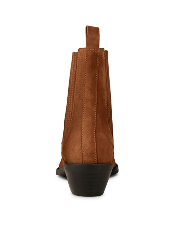 Monsoon Shoe The Bear Suede Chelsea Boots Camel - Image 4