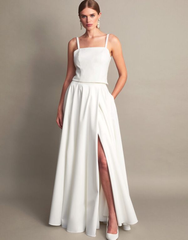 Monsoon Isla Bridal Skirt Ivory