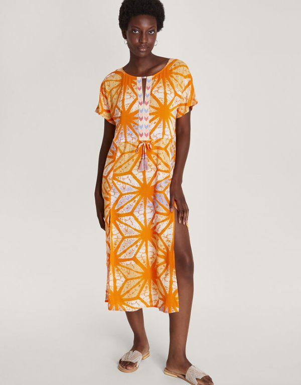 Monsoon Santiago Sun Dress Orange