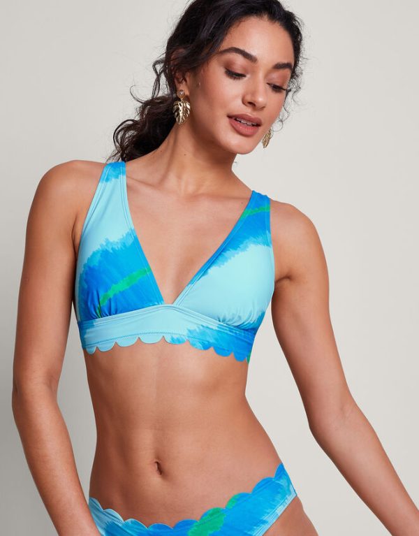 Monsoon Zifia Bikini Top Blue