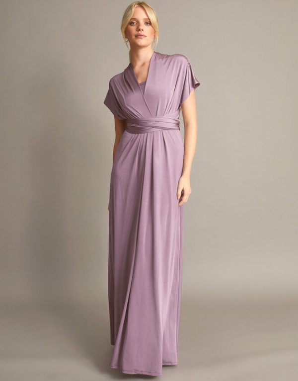 Monsoon Thea Multiway Bridesmaid Dress Mink