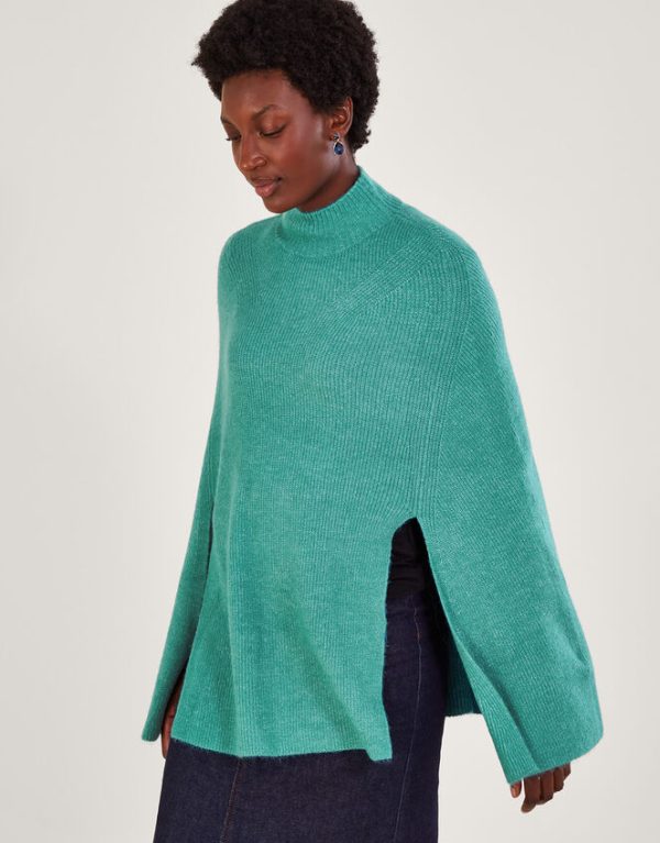 Monsoon Ribbed Poncho