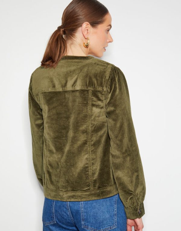 Monsoon Lira Cord Jacket Green - Image 3