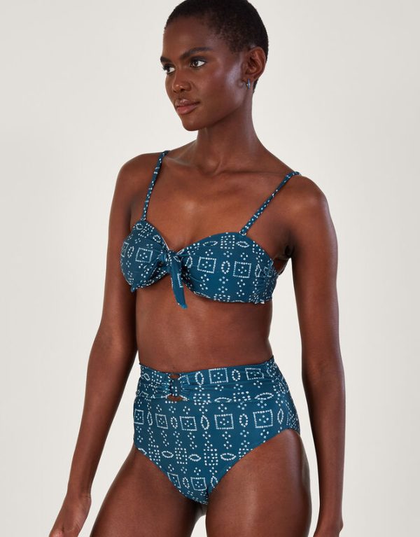 Monsoon Batik Dye Bikini Top Blue - Image 2