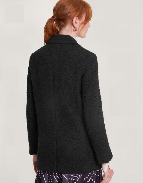 Monsoon Betsy Blazer Coat Black - Image 3