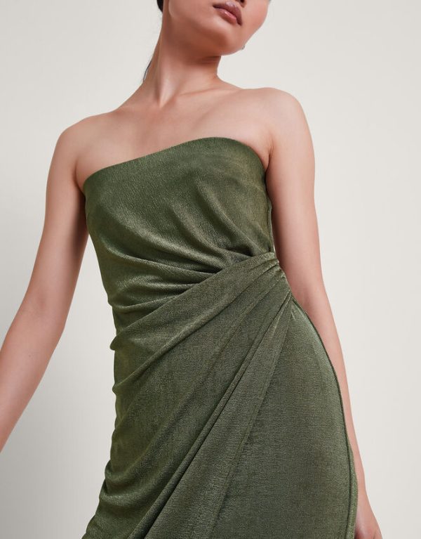 Monsoon Billi Bandeau Dress Green - Image 4